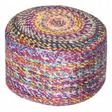 Bungalow Rose Eastham Dotcom Knotted Pouf BNRS4496